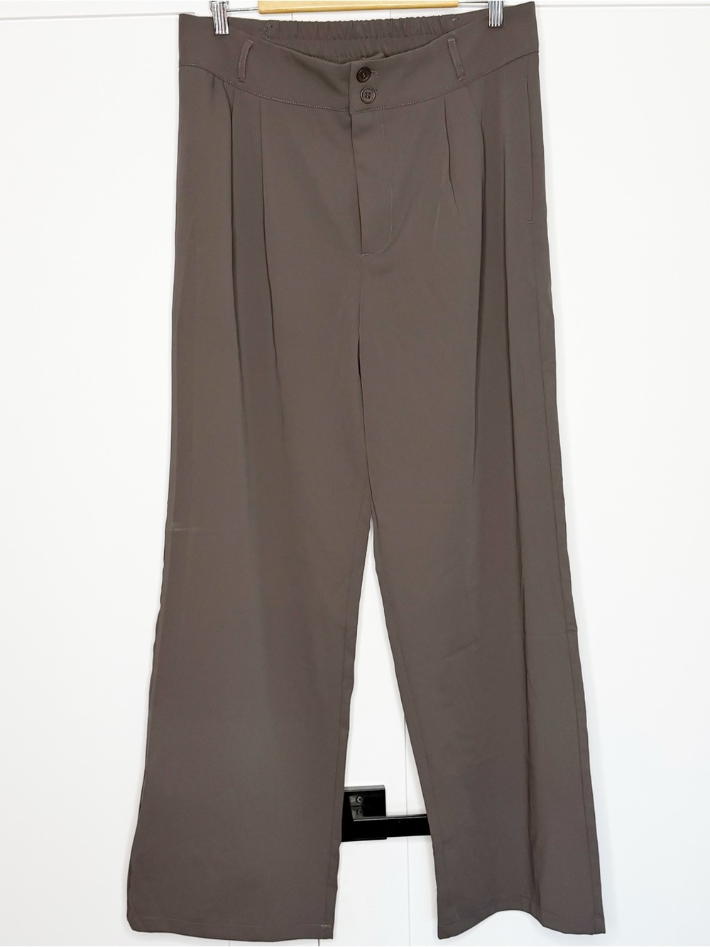 Halara trouser pant XL gray wide leg high waisted buisness casual office travel